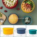 Silicone Round Lunch Box Set